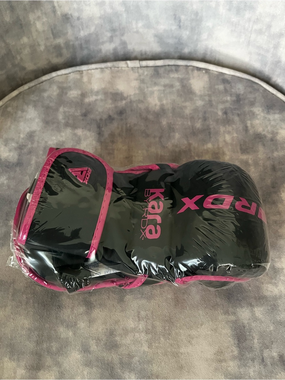 Kara Women's Black and Pink Boxing Martial Arts Gloves